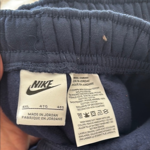 Nike Blue Sweatpant shorts for Casual Comfort - Picture 2 of 2